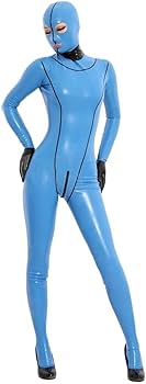 Amazon.co.jp: ラテックススーツラバー全身キャットスーツスーツ